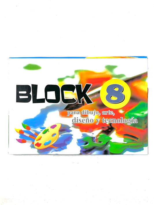 Block para dibujo, arte, diseño y tecnología 8 by Editorial megaEdiciones