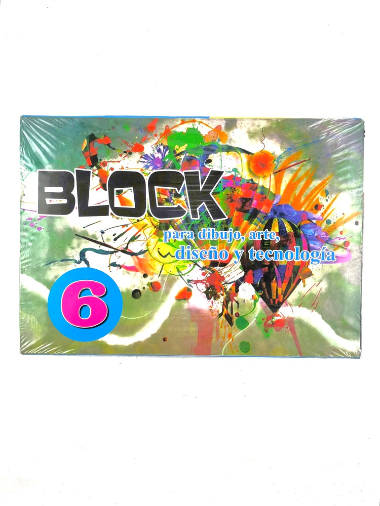 Block para dibujo, arte, diseño y tecnología 6 by Editorial megaEdiciones