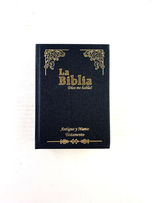 Biblia Dios me habla negra tapa dura borde dorado incluye libros deuterocanónicos by Dios me habla