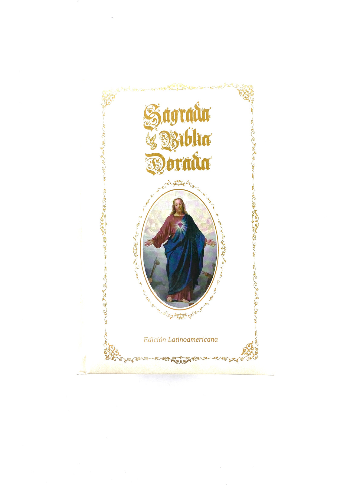 Sagrada biblia dorada edición latinoamericana borde dorado ilustrada by Latinoamericana