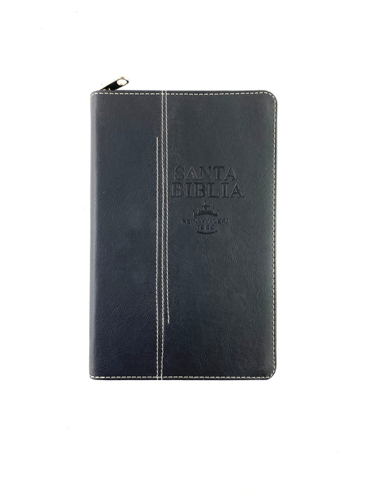 Biblia rvr 1960 letra grande estuche negro