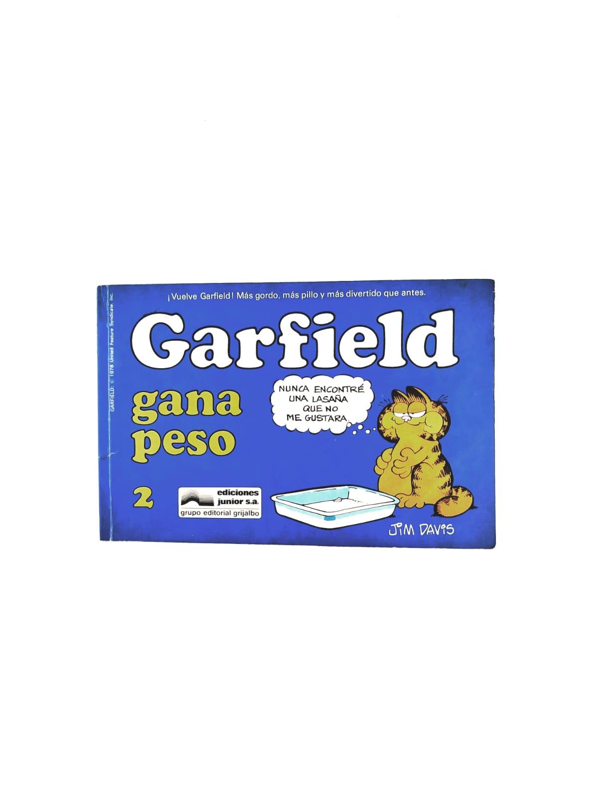 Garfield gana peso by Jim Davis