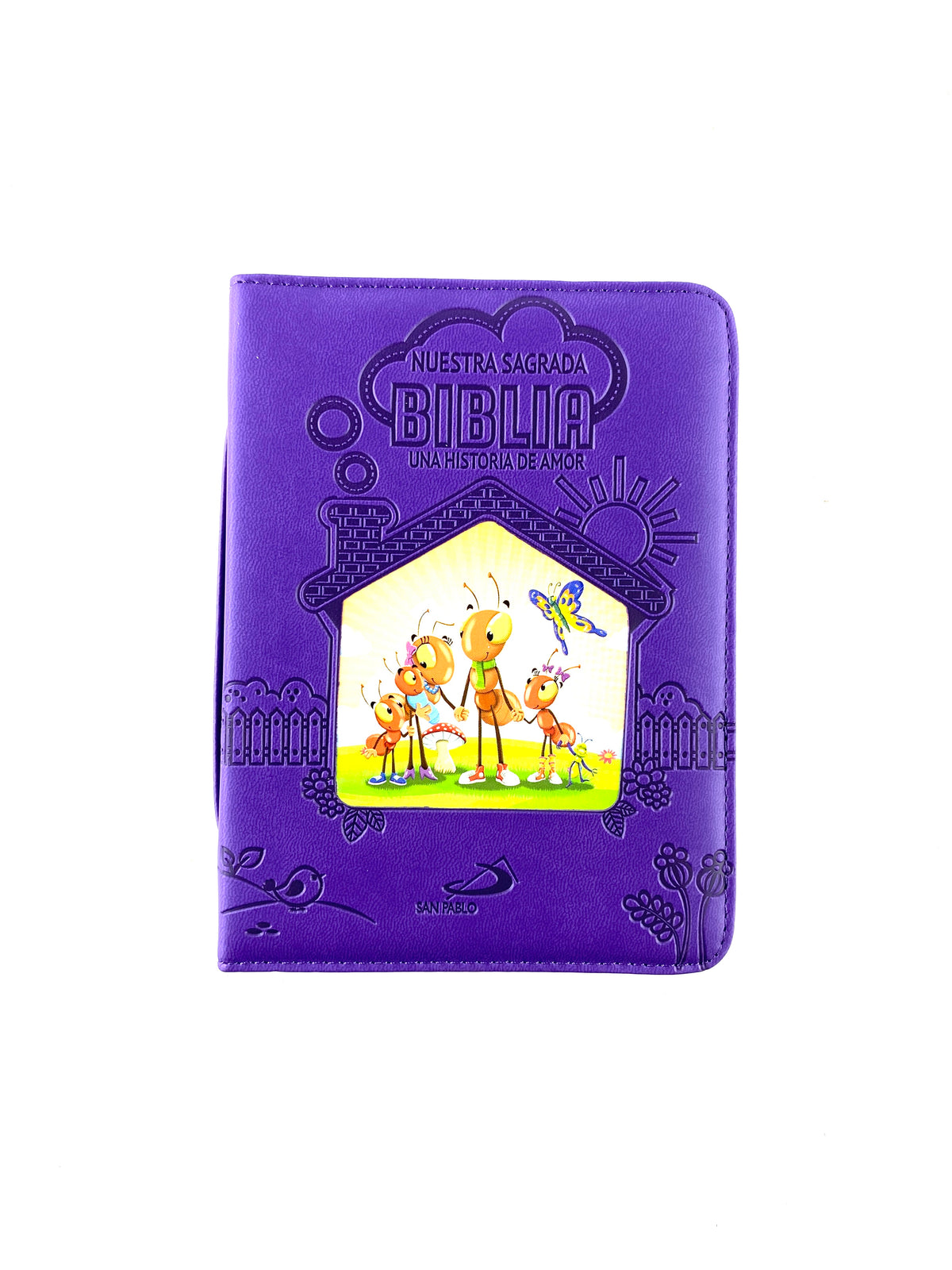 Biblia una historia de amor hormiguitas morada by Nuestra sagrada biblia