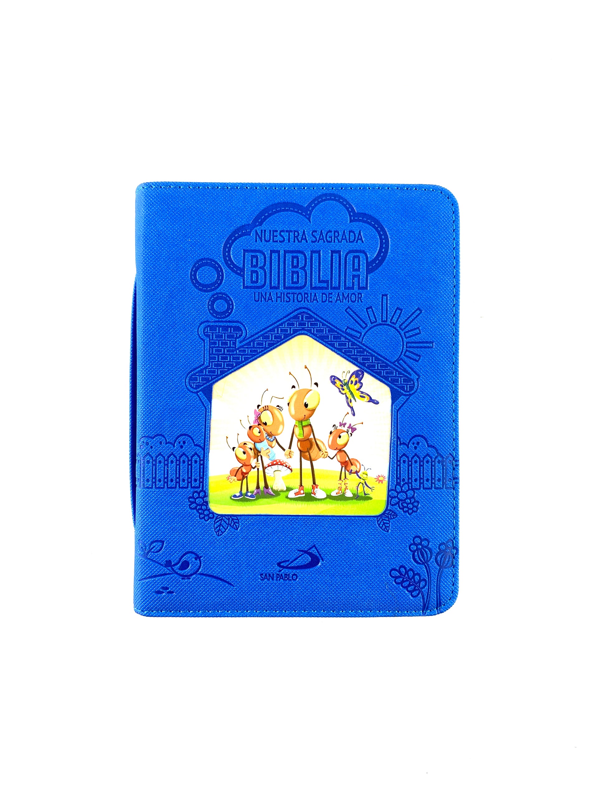 Biblia una historia de amor hormiguitas azul by Nuestra sagrada biblia