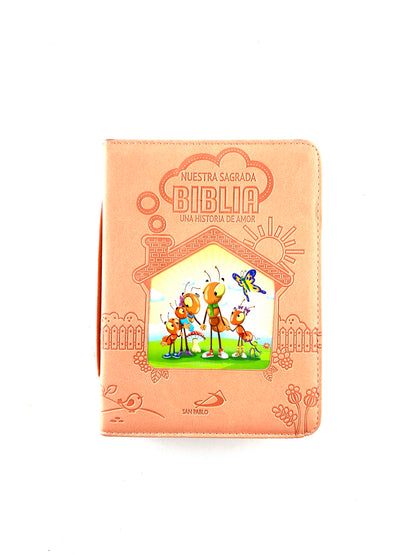 Biblia una historia de amor hormiguitas salmón by Nuestra sagrada biblia