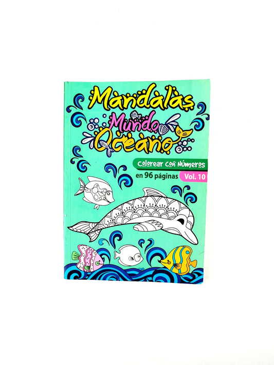 Mandalas mundo océano vol. 10: colorear con números