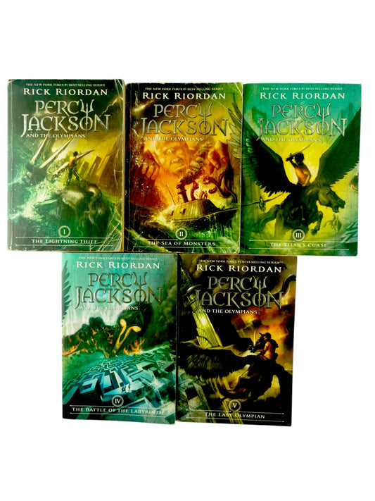 The complete Percy Jackson saga. 4 volumes by Rick Riordan