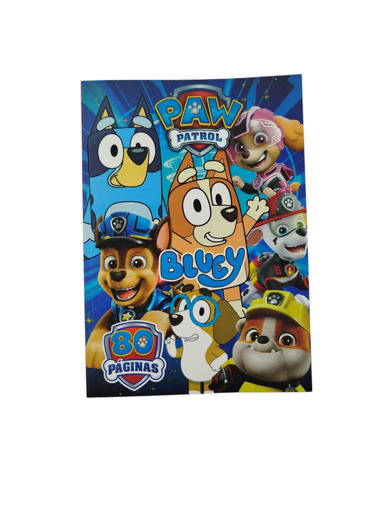 Paw patrol - Bluey 80 paginas