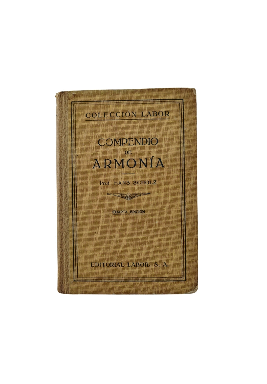 Compendio De Armonía by Scholz, Hans