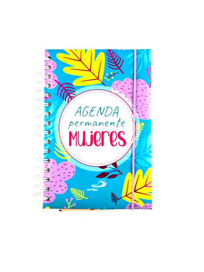 Agenda permanente mujeres azul by Varios