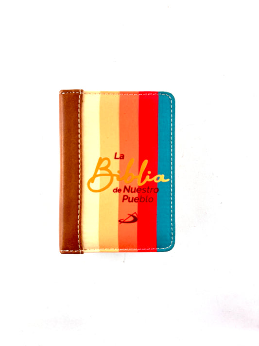 Biblia mini de nuestro pueblo café/colores by Nuestro pueblo
