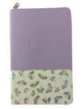 Biblia RVR 1960 Letra Grande Estuche lila con Mariposas by Reina Valera 1960