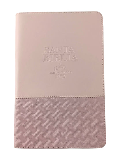 Biblia RVR 1960 Letra Grande Estuche Palo Rosada