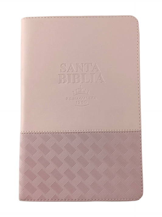Biblia RVR 1960 Letra Grande Estuche Palo Rosada