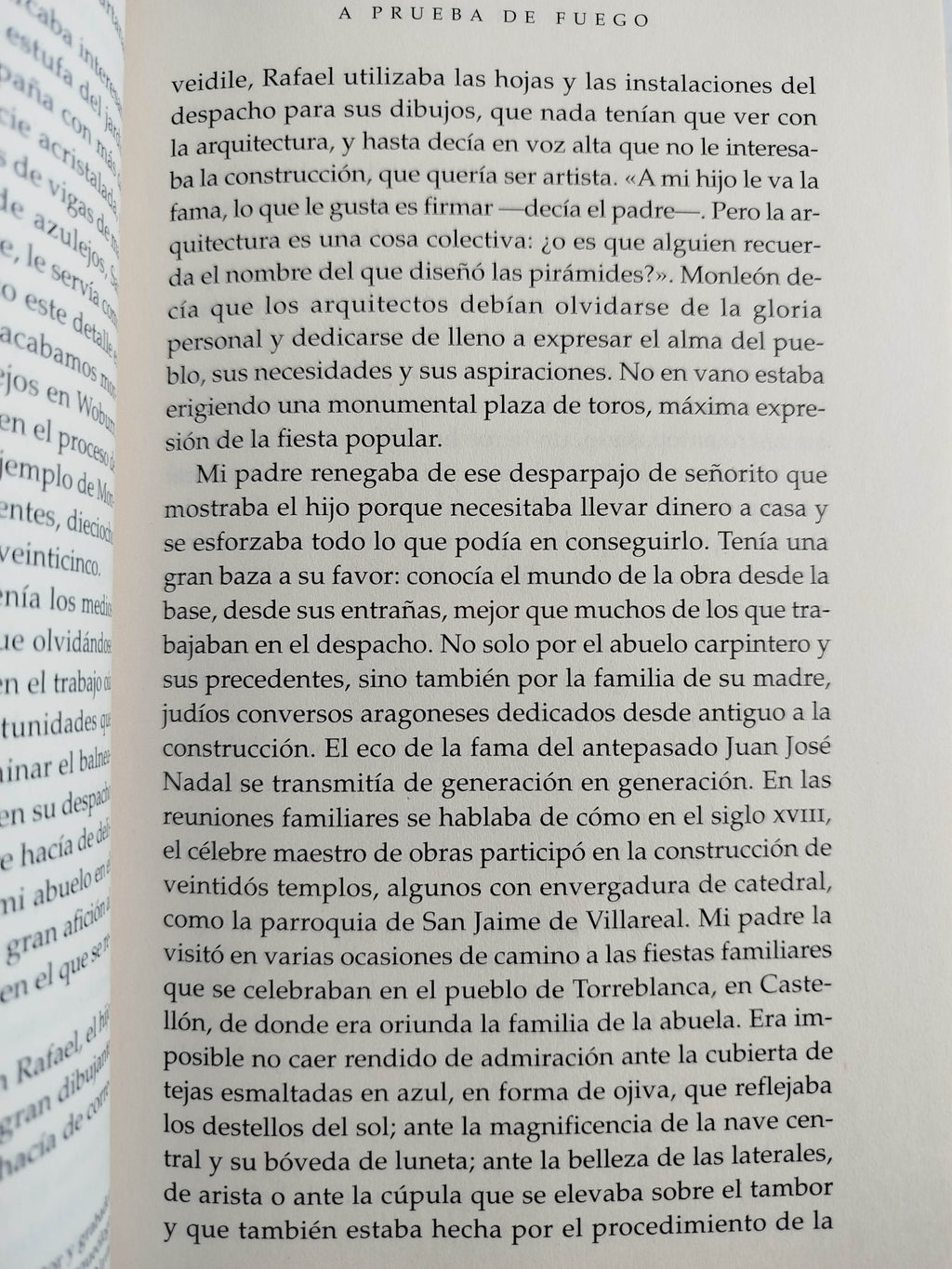 A prueba de fuego by Javier Moro