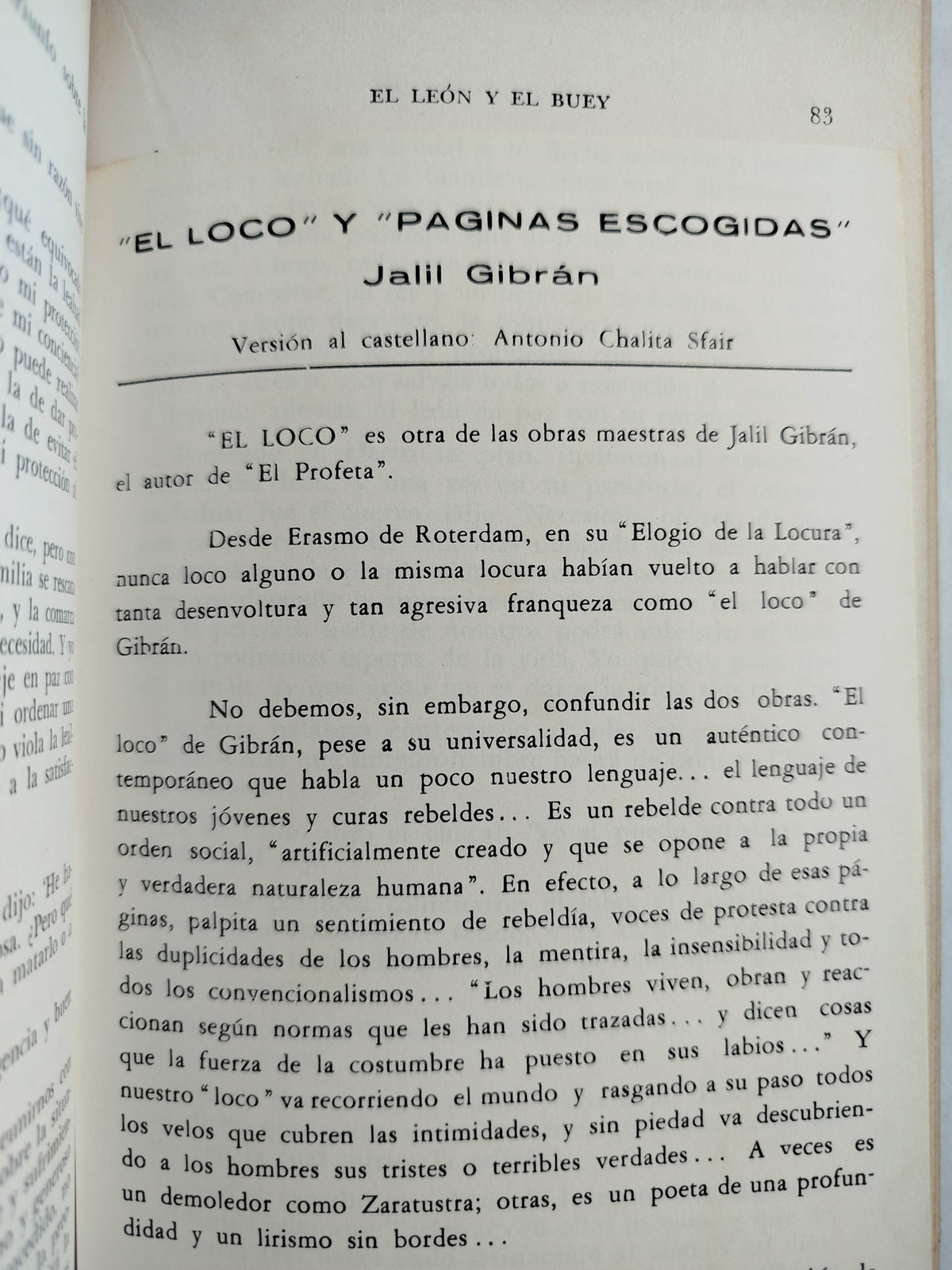 Calila y Dimna by Antonio Chalita Sfair
