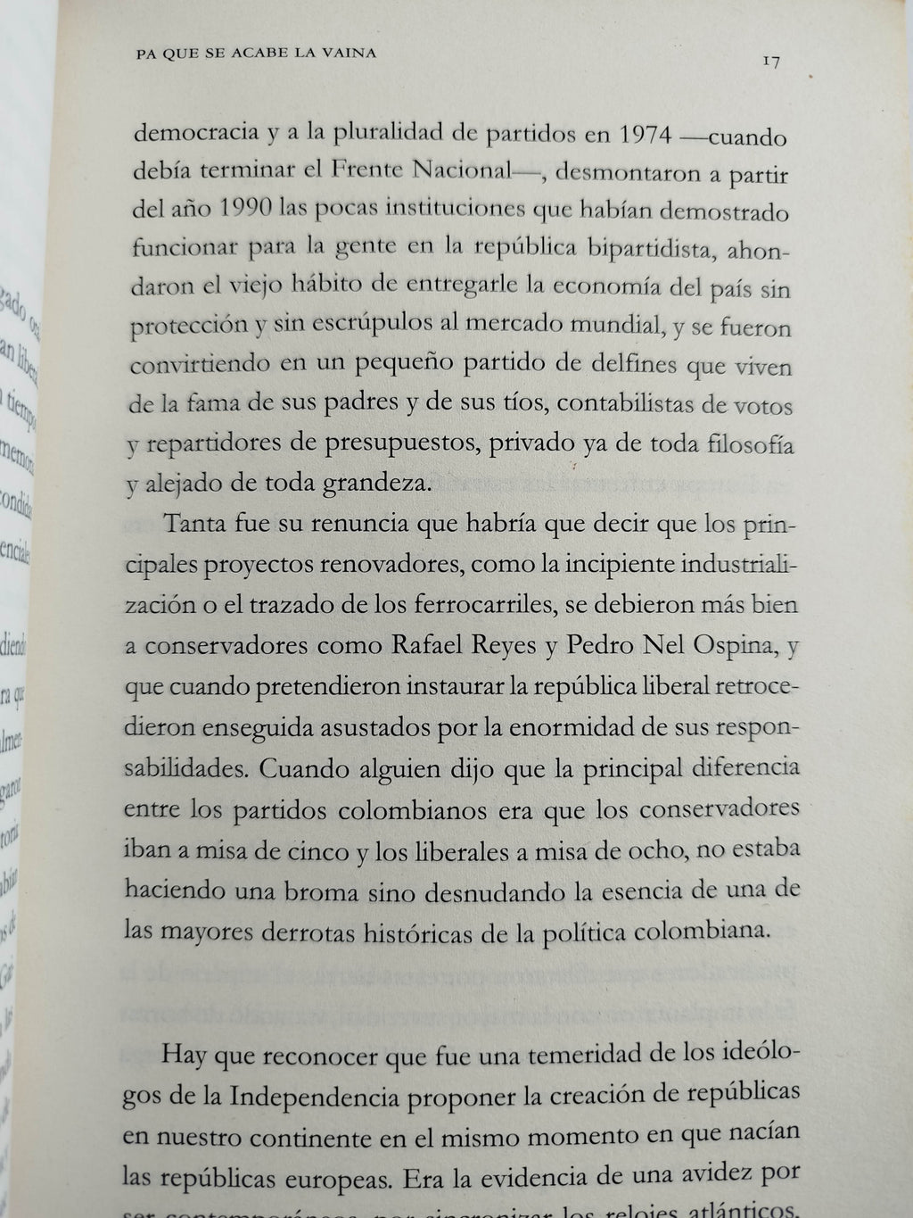 Pa que se acabe la vaina by William Ospina