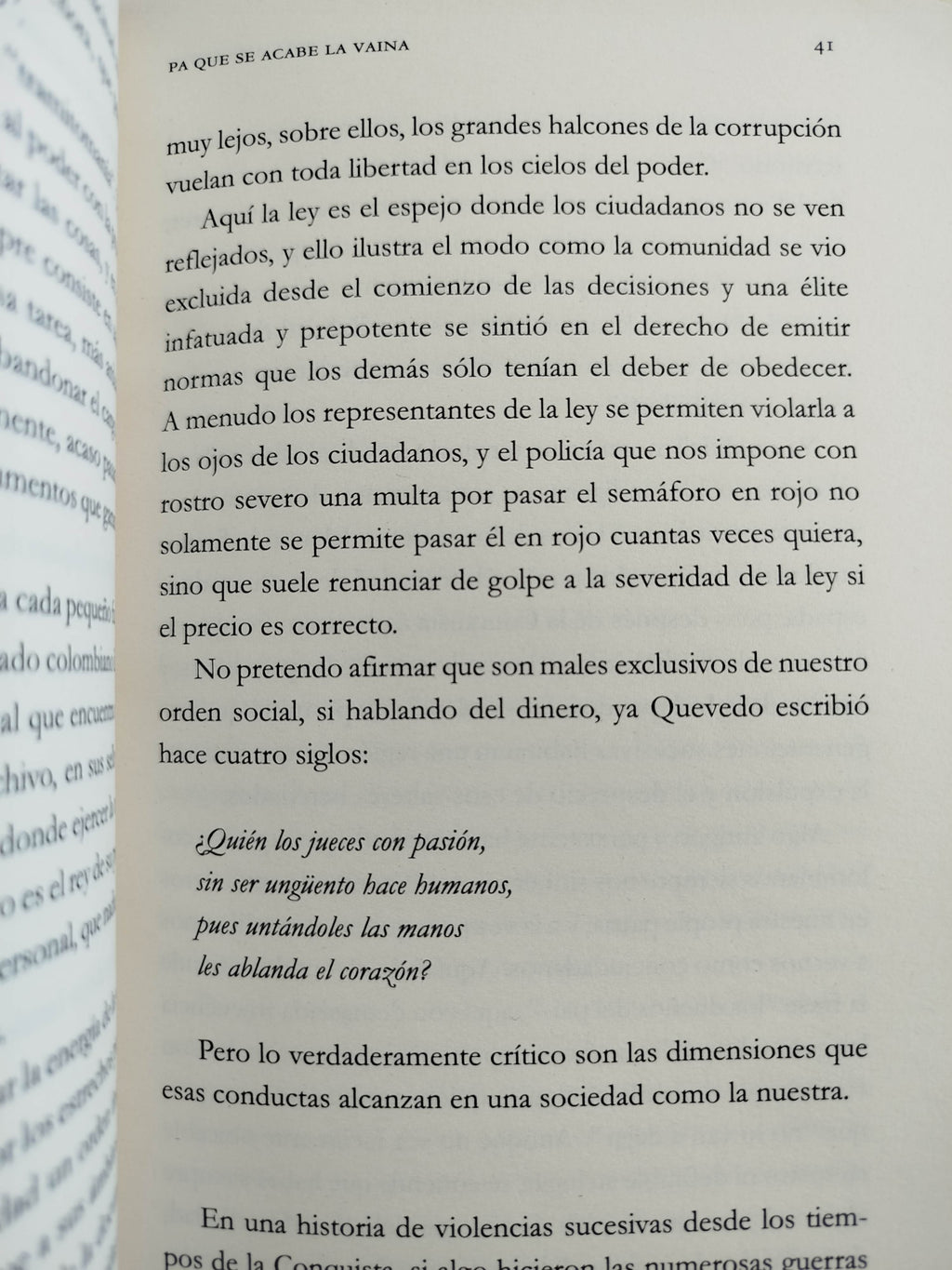 Pa que se acabe la vaina by William Ospina