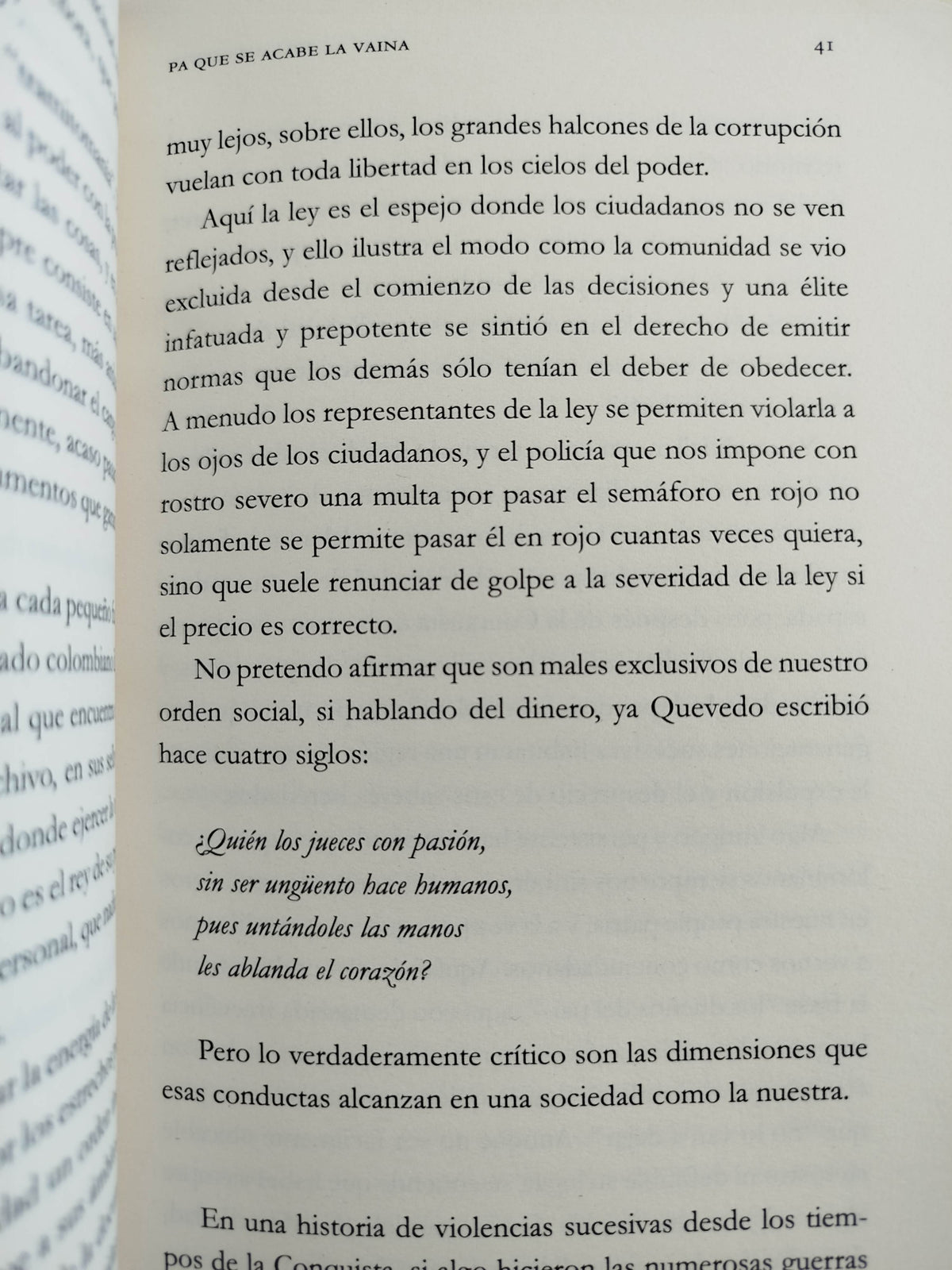 Pa que se acabe la vaina by William Ospina