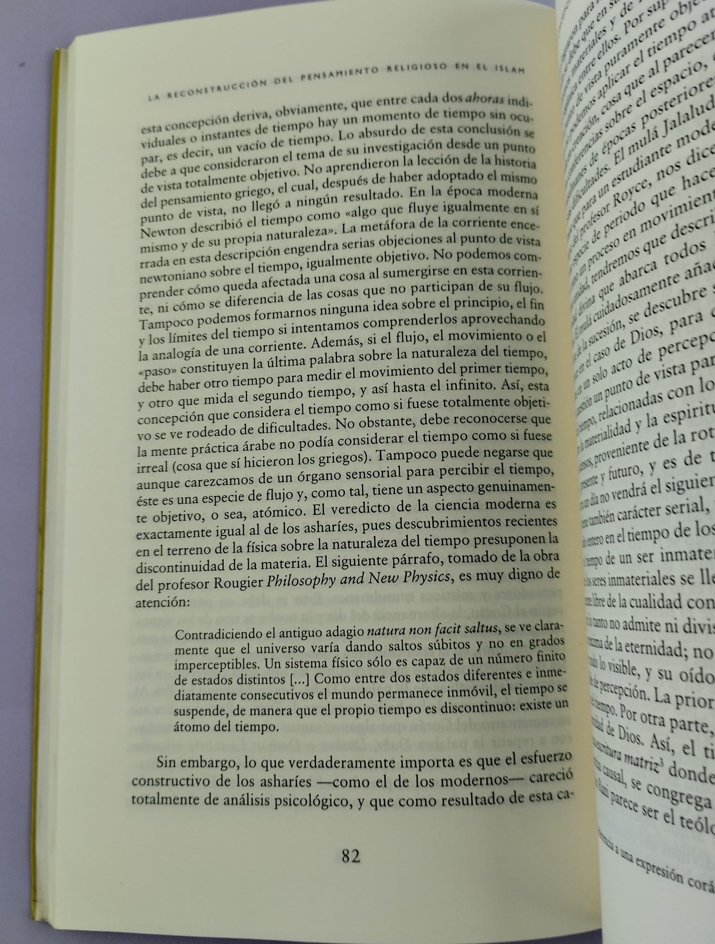 La reconstrucción del pensamiento religioso en el islam