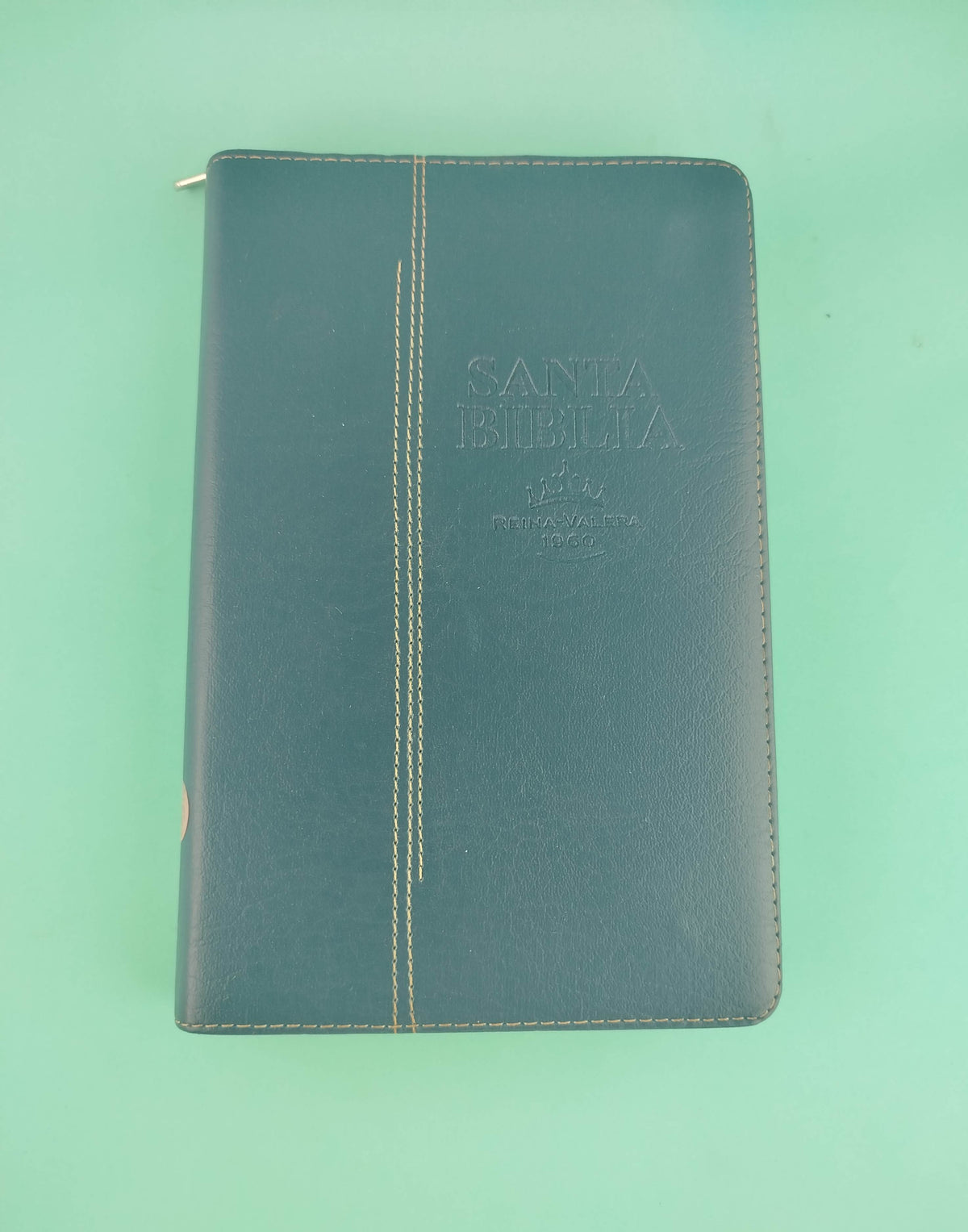 Biblia rvr 1960 letra grande estuche azul by Reina Valera 1960