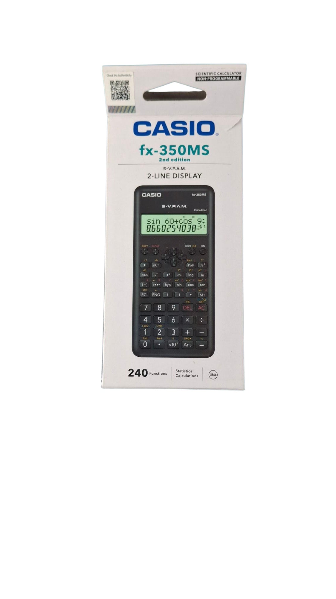 Calculadora casio científica fx - 350ms 2nd edition by Varios