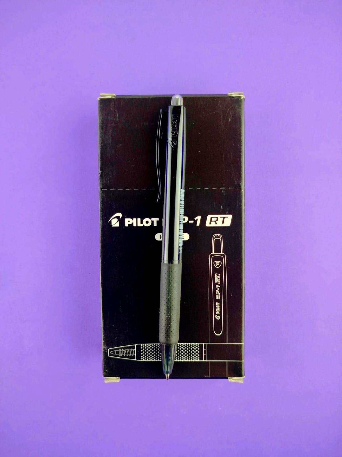Bolígrafos BP-1 retráctil negro 0.7 caja x12 by Pilot