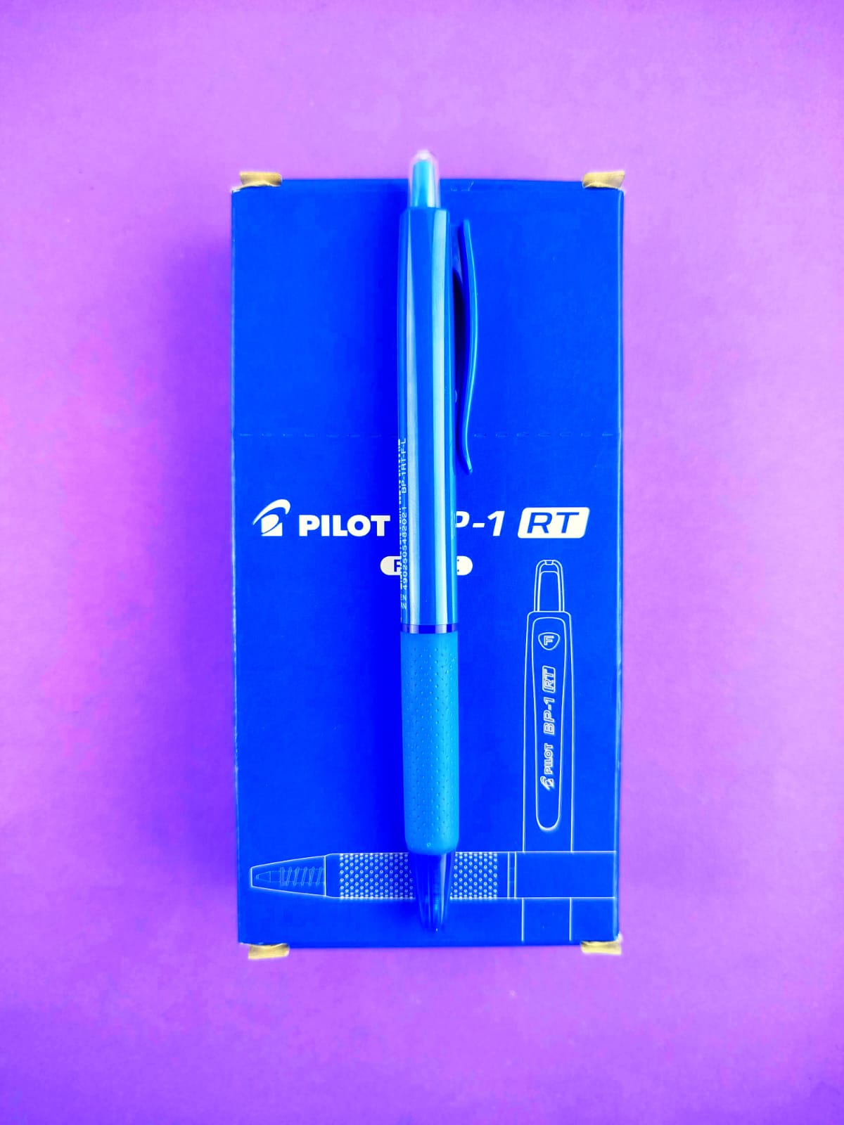 Bolígrafos BP-1 retráctil azul 0.7 caja x12 by Pilot