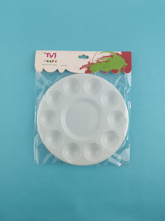 Paleta plástica para pintura
