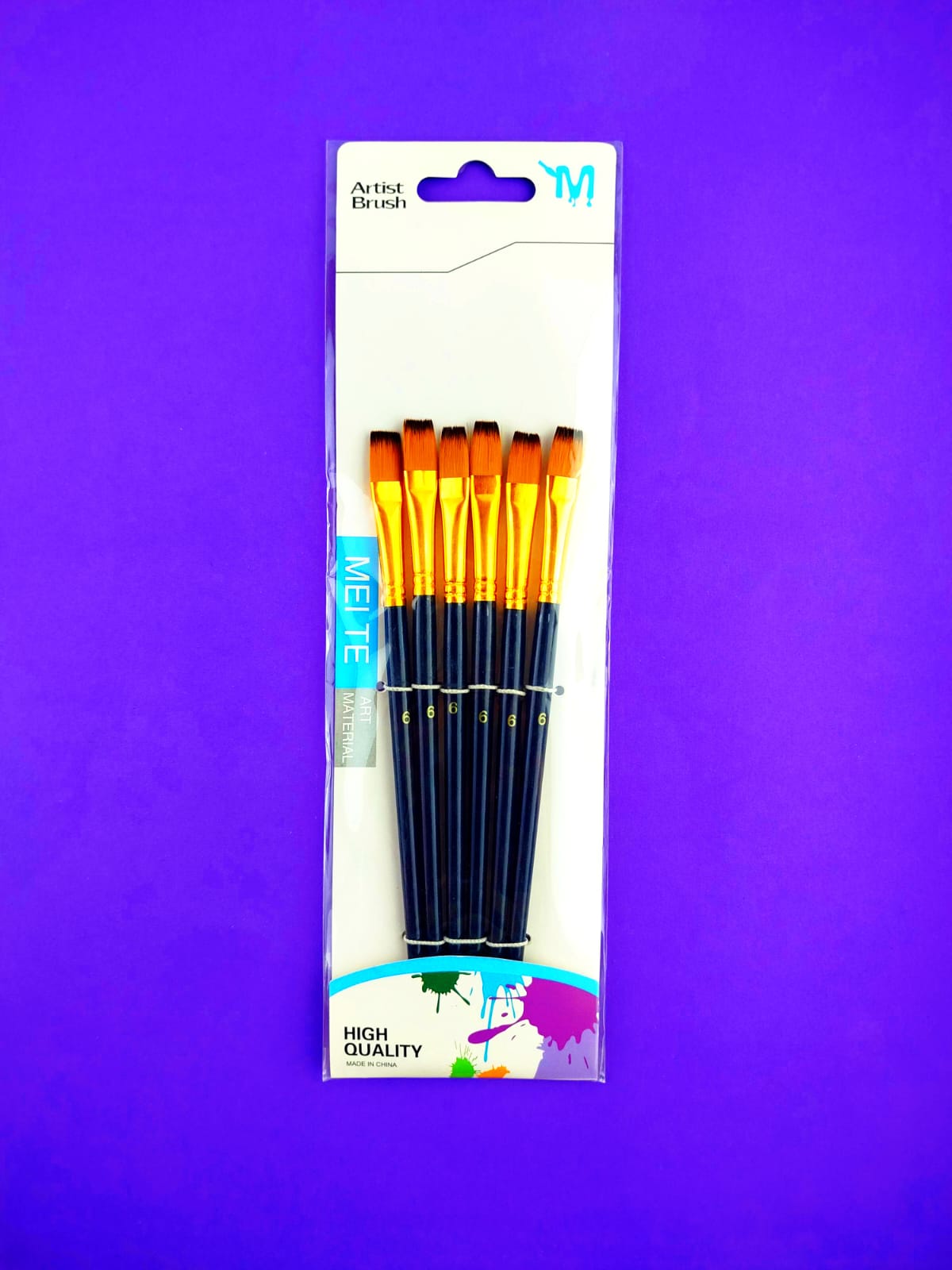 Paquete de pinceles redondos artístico YE2503 by Varios