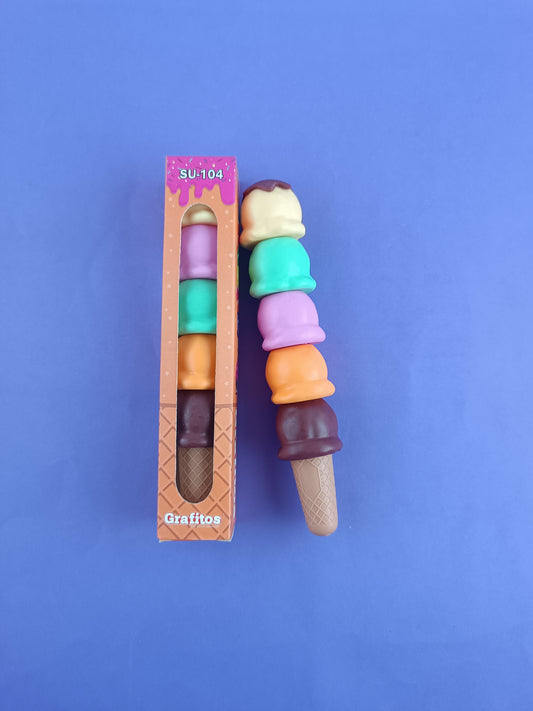 Estuche mini resaltador Cono x 5 unidades