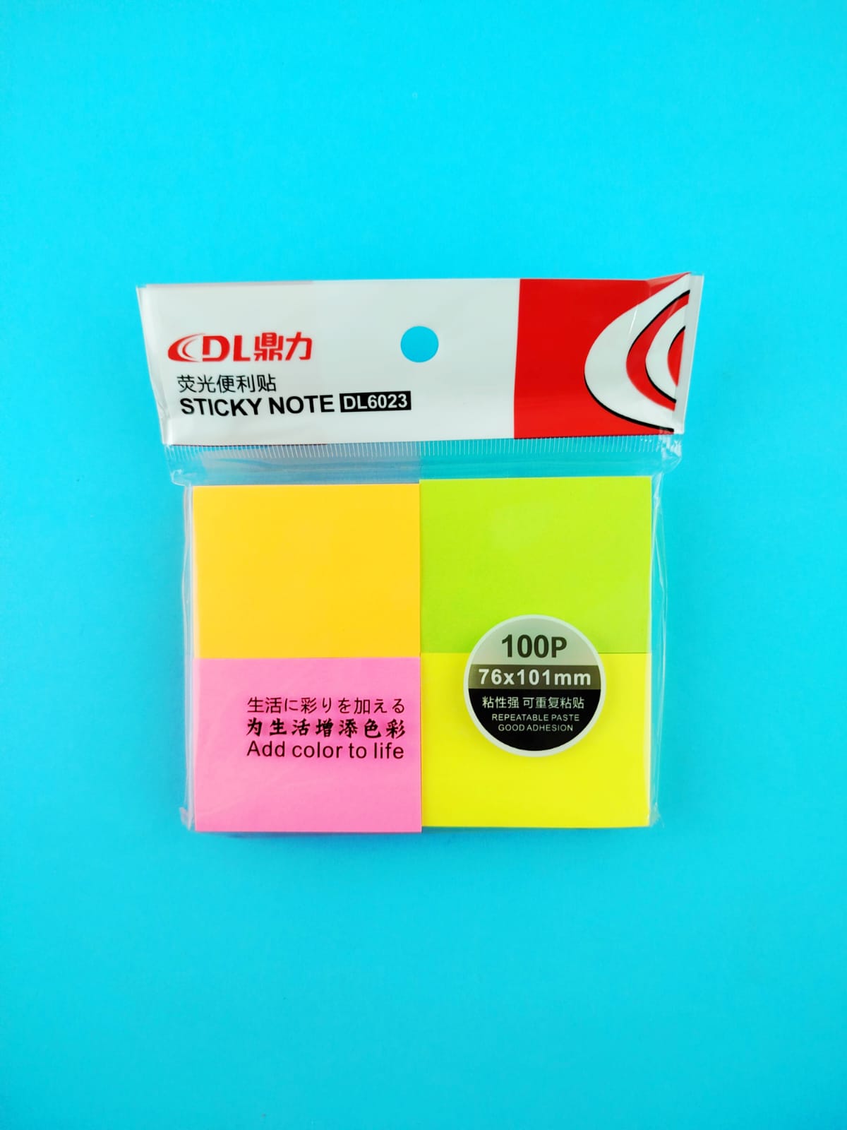 Taco notas adhesivas neon x4 DL6023 by Varios