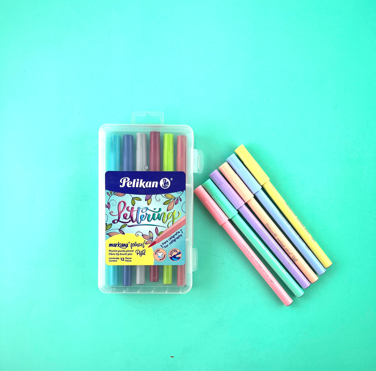 Marcadores pastel markana pincel pelikan x 12 by Pelikan