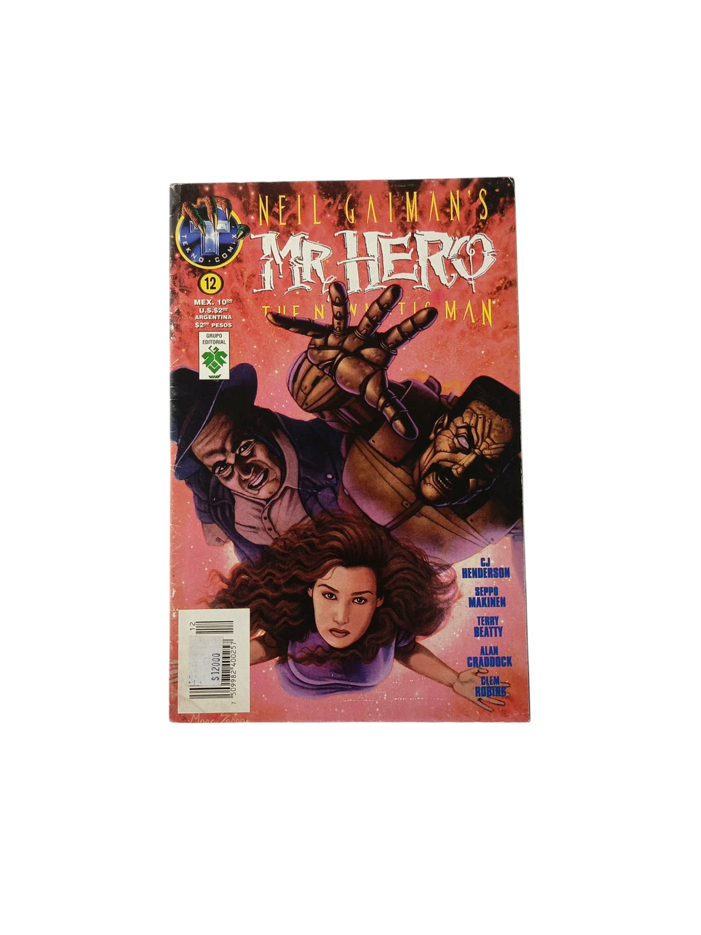 Mr Hero The Newmatic Man #12 by Neil Gaiman