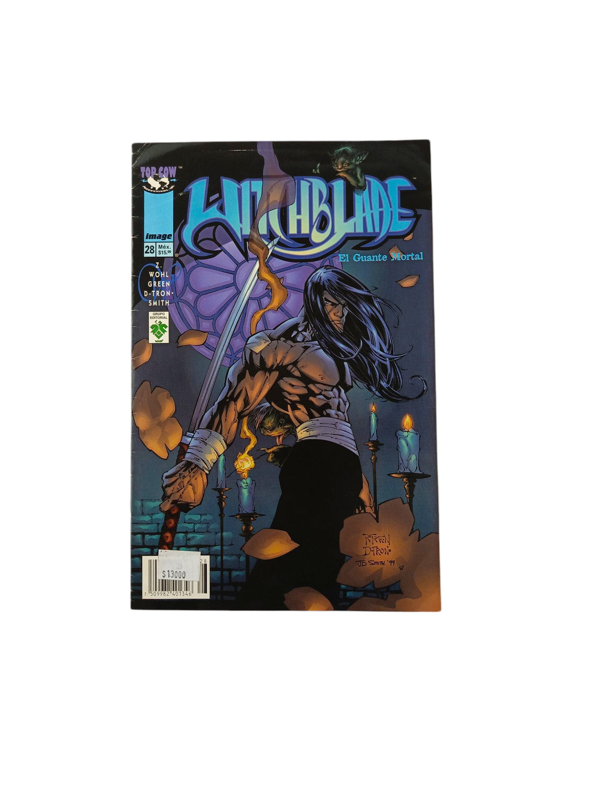 Witchblade #28 by Tron y JD Smith.