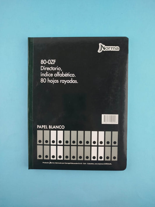 Libro de actas 1/2 oficio AZ 80-0ZF