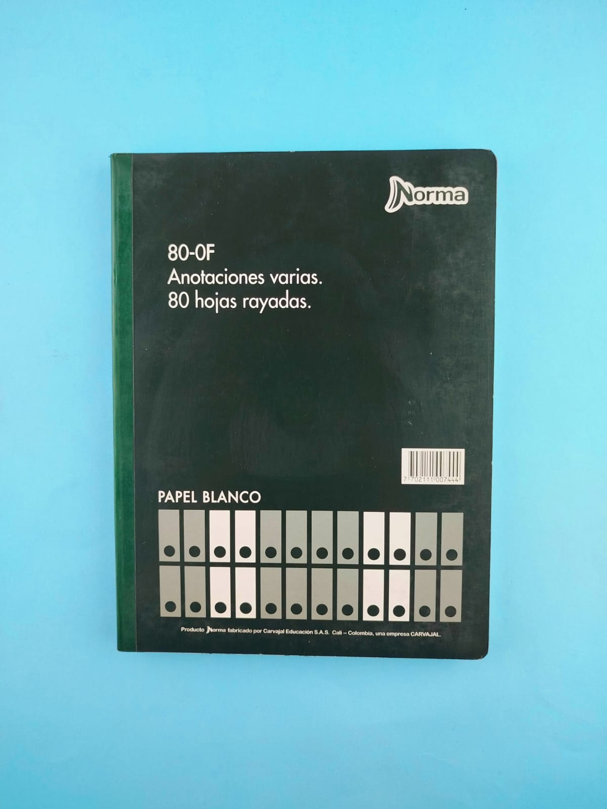 Libro de actas 1/2 oficio 80 hojas 80-OF by Norma