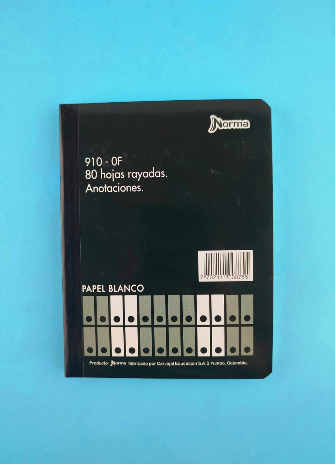 Libreta norma 910-OF rayadas anotaciones 80 hojas by Norma