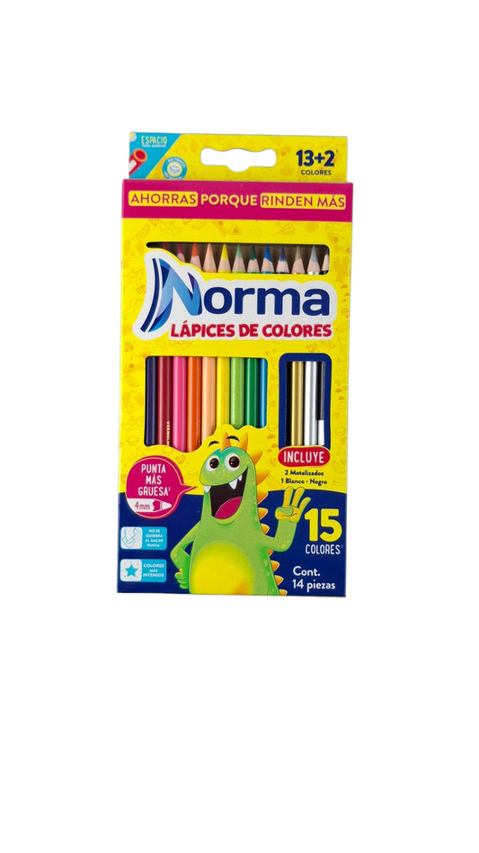 Colores norma x 13+2