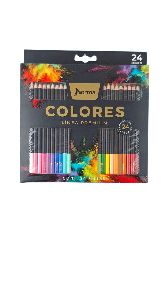 Colores norma premium x 24 unidades by Varios