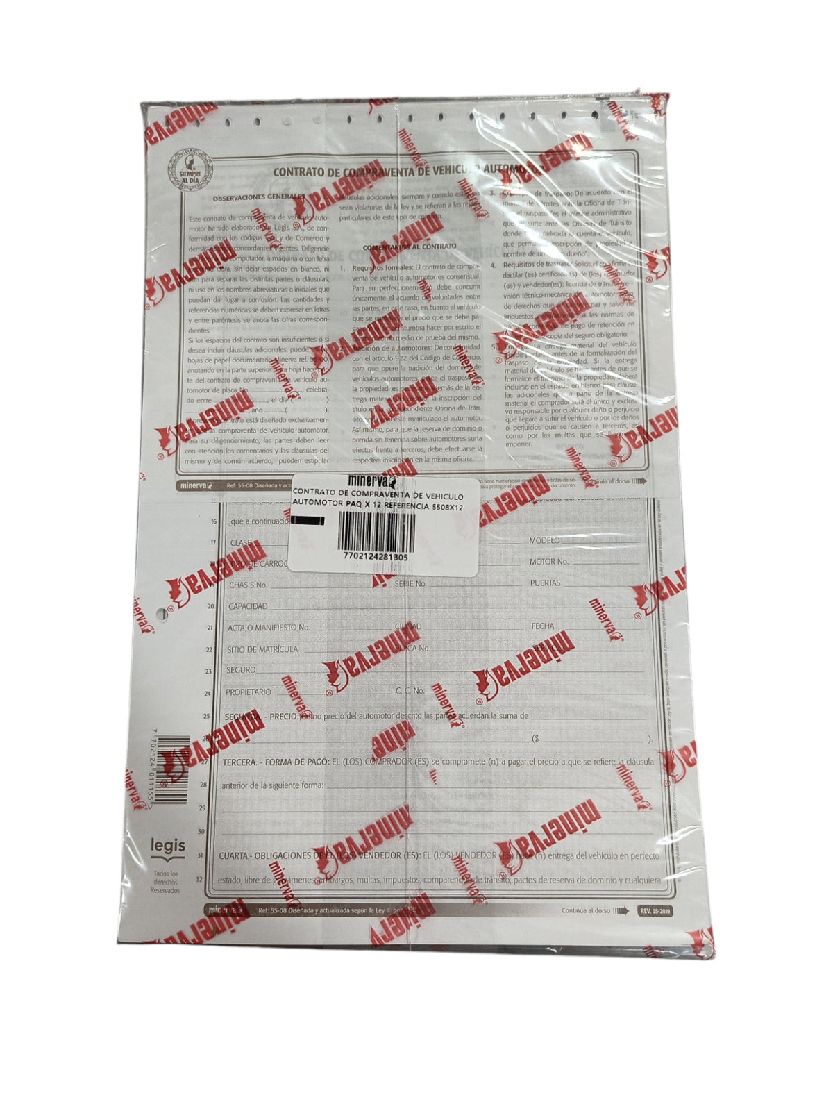Contrato de Compraventa de Vehículos X12 by Minerva