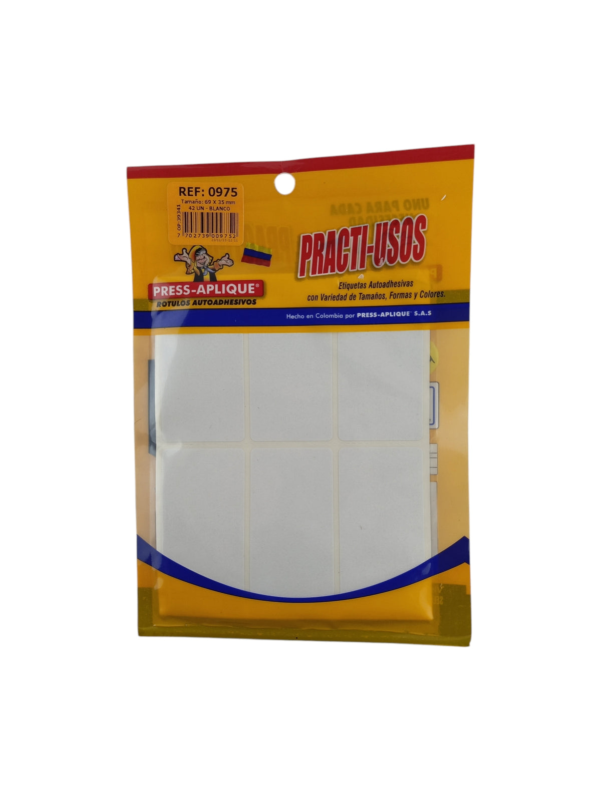 Rótulo Autoadhesivo Press Aplique 69x35mm. 42 unidades by Press-Aplique