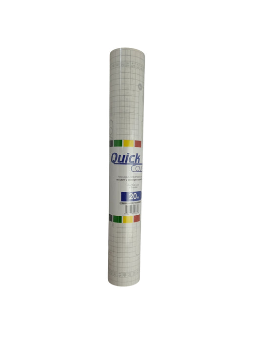 Papel Contac Transparente quick cover x 20 Metros