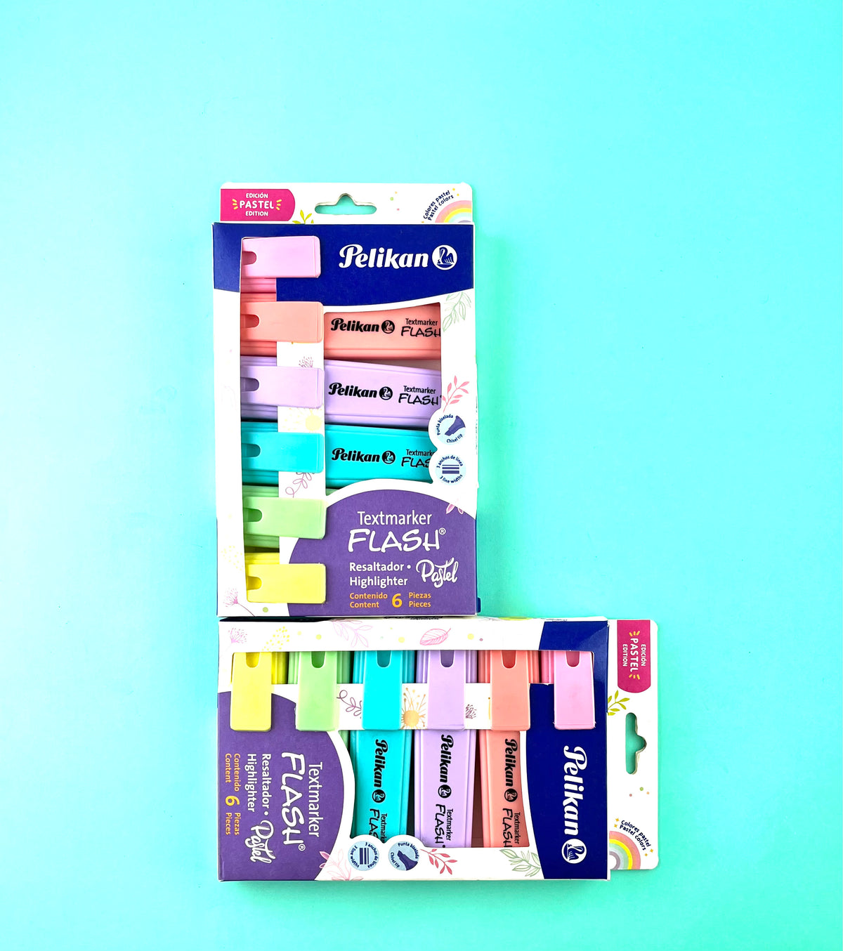 Resaltador pastel Pelikan textmarker flash x 6 by Pelikan