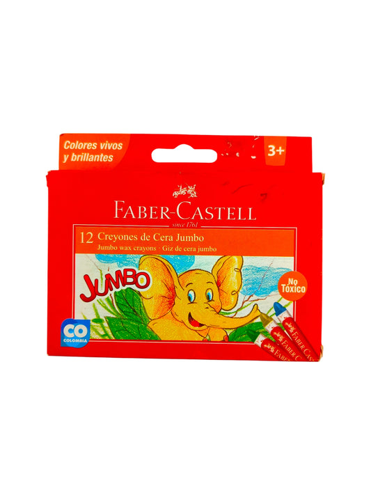 Crayolas Faber Castell Jumbo x 12