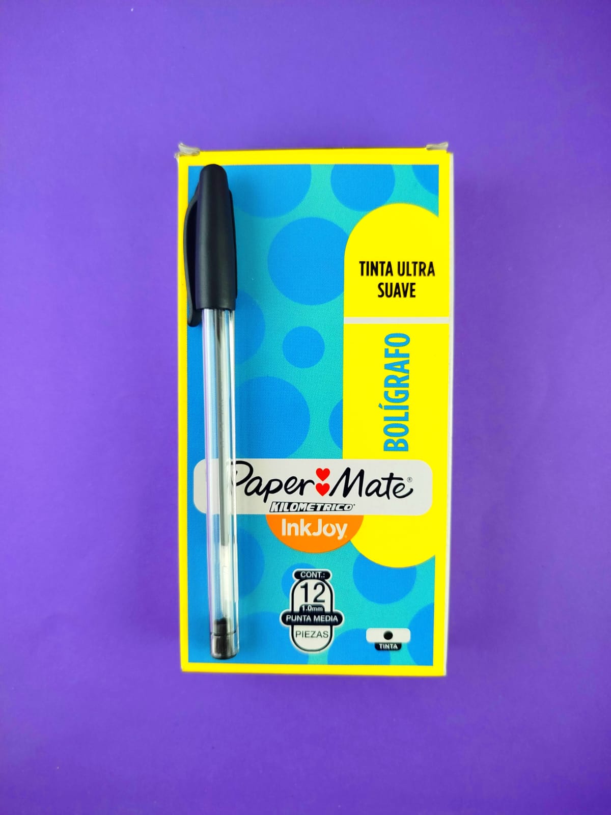 Bolígrafos paper mate 0.7 negro caja x12 by Paper mate