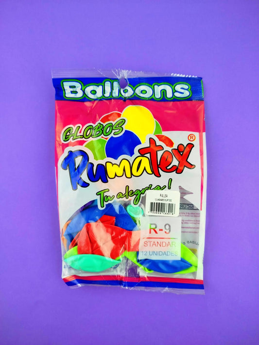 Globos plásticos surtidos R9