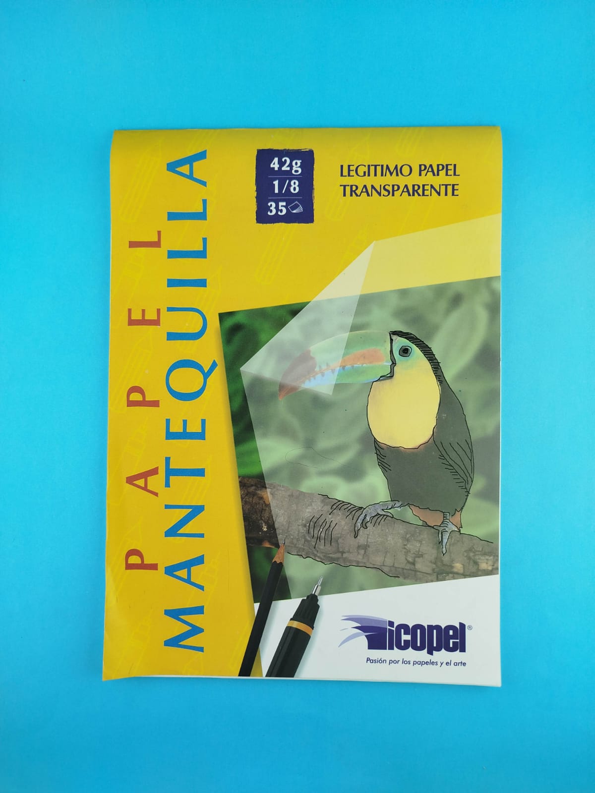 Papel mantequilla 1/8 35 hojas