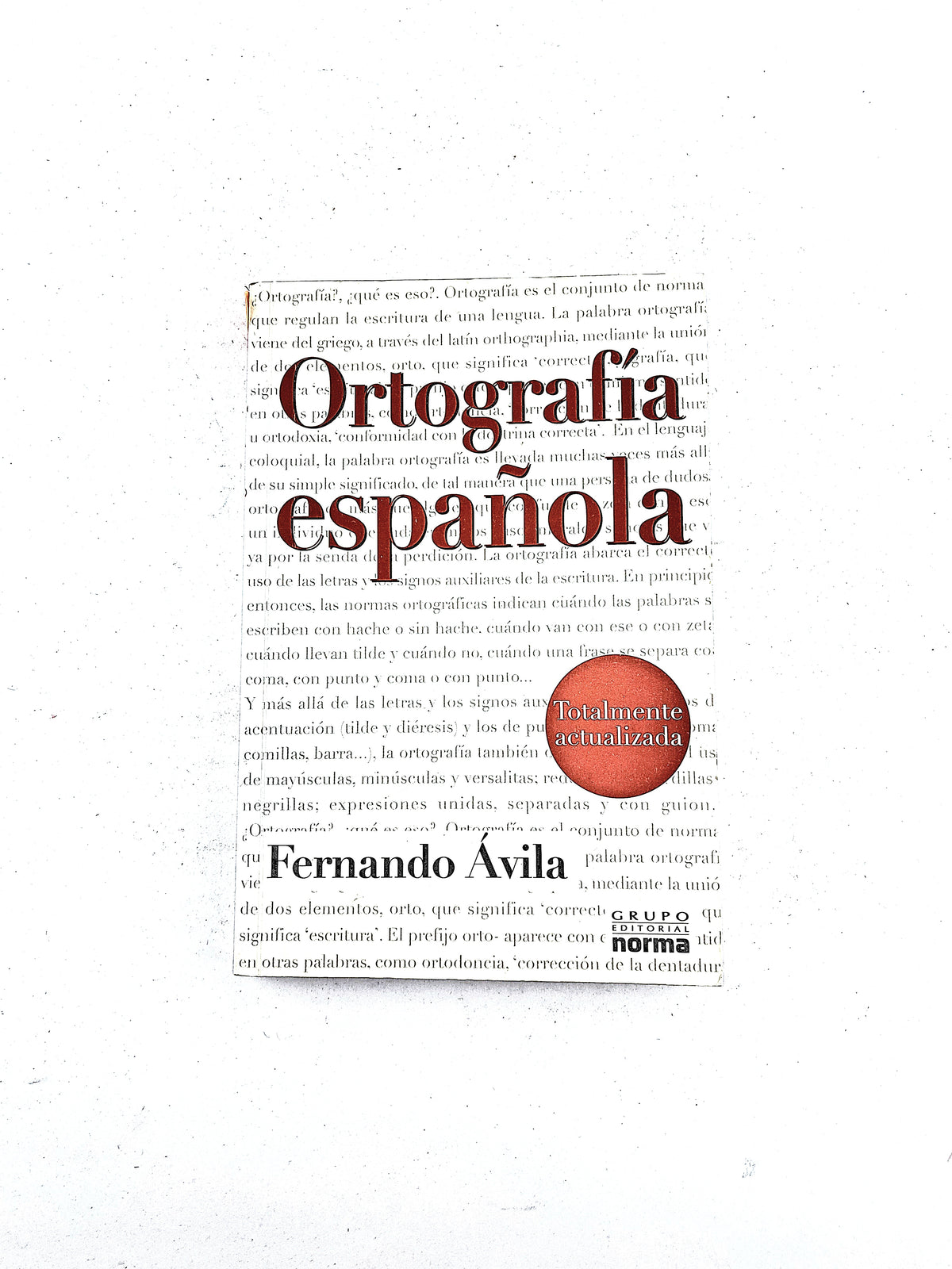 Ortografia española by Fernando Avila