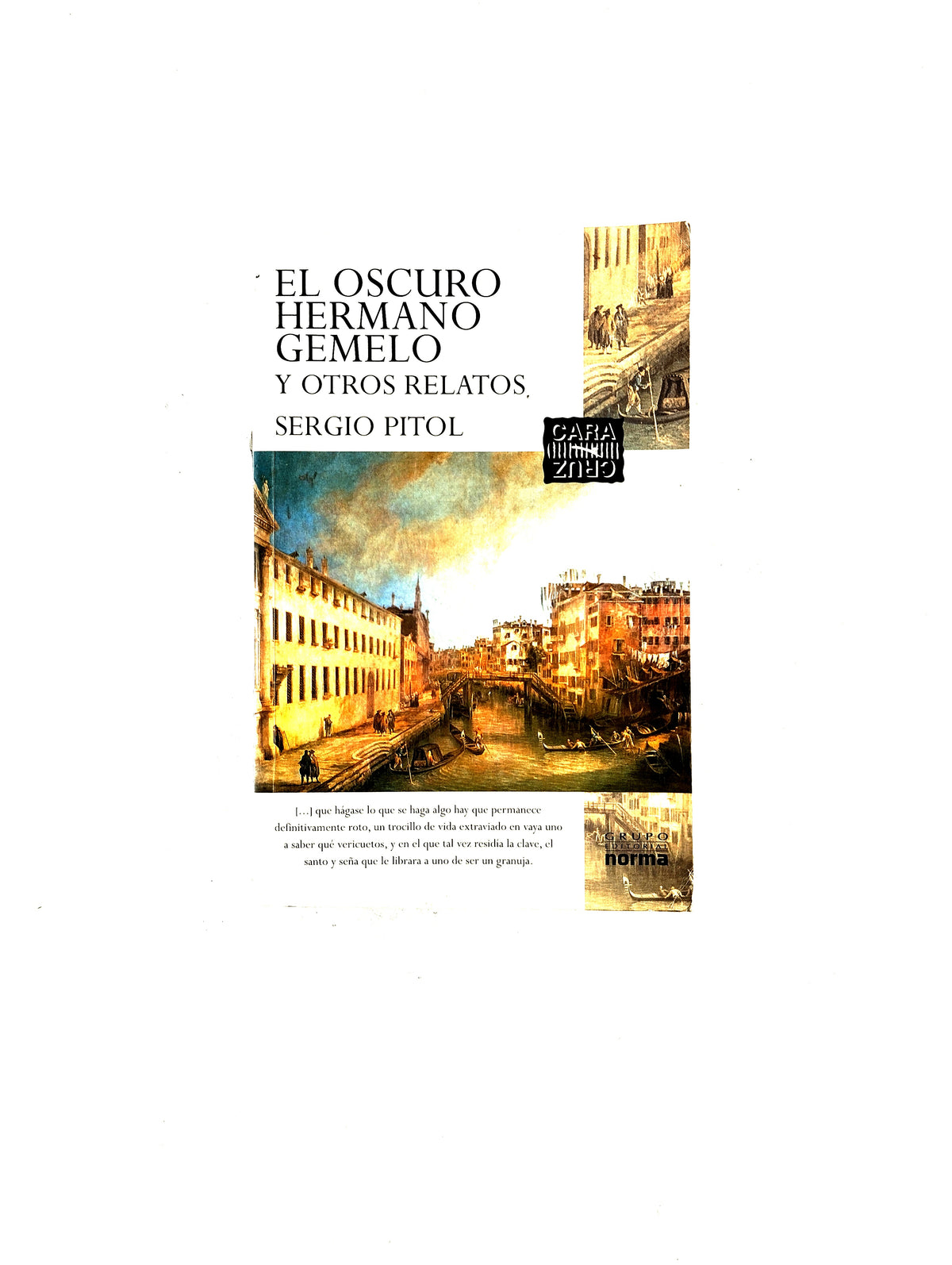 El oscuro hermano gemelo y otros relatos by Sergio Pitol